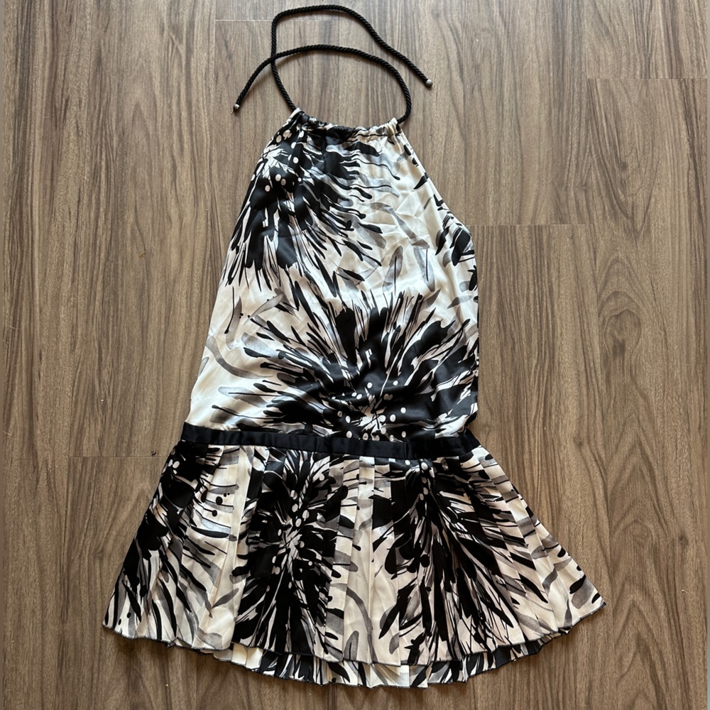 Silk dress purchased at boutique in Roma circa 2009, worn once.